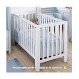 Lit Bebe Barreaux Blanc 60x1 Leontine Nursery Lille By Alfred Et Compagnie Houzz