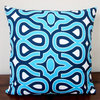 Indoor Hgtv Home Turtle Shell Lapis In Blue 20x20 Throw Pillow