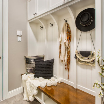 A Stunning Laundry Room / Mudroom Swap in Keller, TX