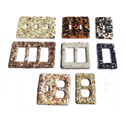 Switchplates from Recycled Seashells - Lighting Hardware And Accessories
