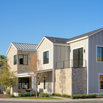 The Sycamore Plan A - Exterior + Entry Patio