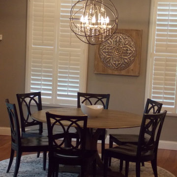 casual elegant dinette area
