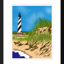 Fine Art Prints-Hatteras Lighthouse - Products