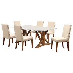 Transitional Dining Sets by Solrac Furniture