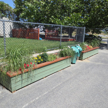 Raised gardens and musical instruments