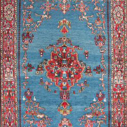 Persian Najafabad rug 4'5 X 6'6 - Area Rugs