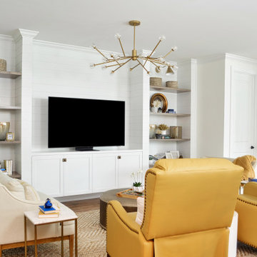 Seaside Trail TV Room Built-In Shelving