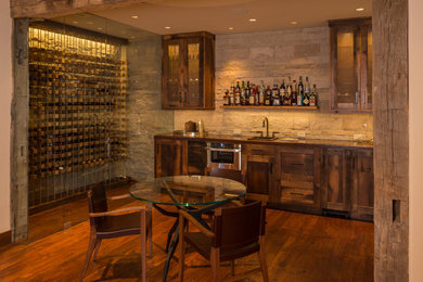 Inspiration for a wine cellar remodel in Denver
