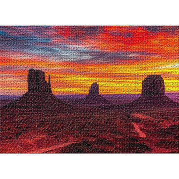 Desert Sunset 3 Area Rug, 5'0"x7'0"