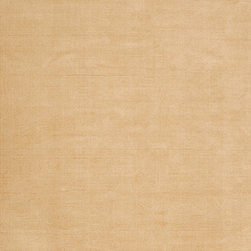 Mystique Casual Woolen Square Rug / Pale Gold - Rugs