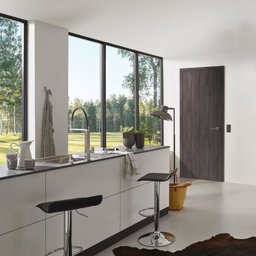 NEW FINISH Swing Doors!