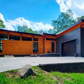 Siding Installation - Cedar Tongue and Groove Lap Siding