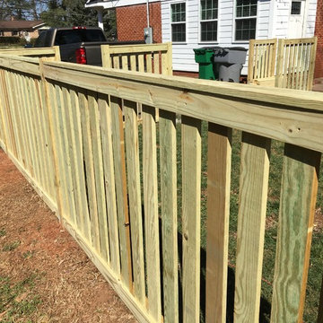 Custom Framed Picket Fence