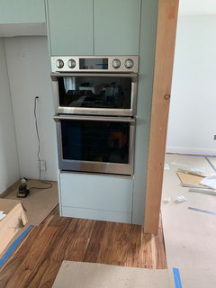 Samsung built in oven- microwave combo and IKEA cabinets