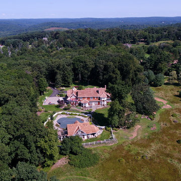 Bernardsville, NJ, Cedar Roof Installation on Residence and Pool House