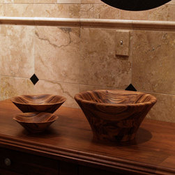 Custom Wood Sinks by DeVos Woodworking - Bathroom Sinks