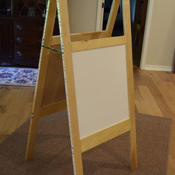Adjustable Child's Art Easel - Bulletin Boards And Chalkboards