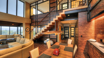 Great Room and Custom Stair
