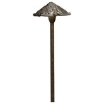 Kichler - Kichler Path & Spread 1Lt 12V, Textured Tannery Bronze, None - PIERCED SCROLLWORK - Classic style scrollwork is pierced and shaped into a pyramid allowing the light to play against the sculpted textures.