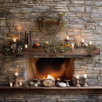 Beautiful Simple Wood Beam Fireplace Mantels