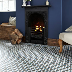 Henley Cool Patterned Ceramic Tile - Flooring