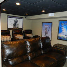 Basement movie room