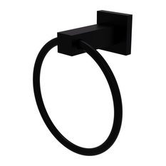 matte black hand towel ring