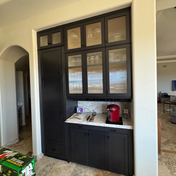 Two Tone Kitchen Reface and Partial Build