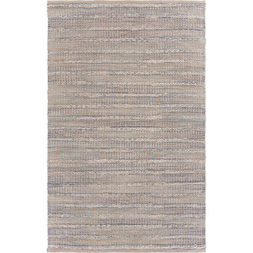 Touch of Sky Organic Jute Area Rug, 9'x12'