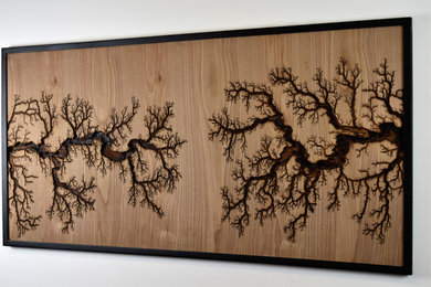 24"x48" Abstract fractal Custom original piece by ArcWorks