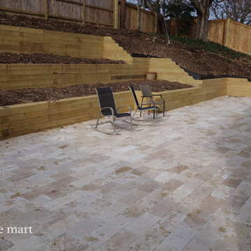 Ivory Travertine Patio Tiles and Pavers - Natural Stone