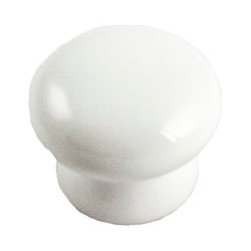 White Ceramic Knob - Products