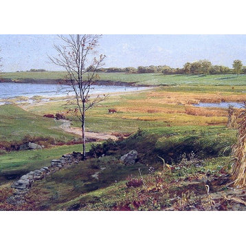 William Trost Richards Salt Marsh by the Sea Wall Decal