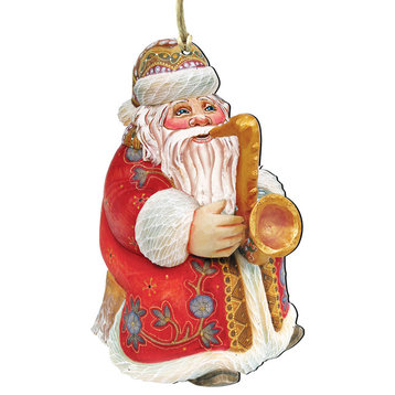 Jazzman Santa Ornament
