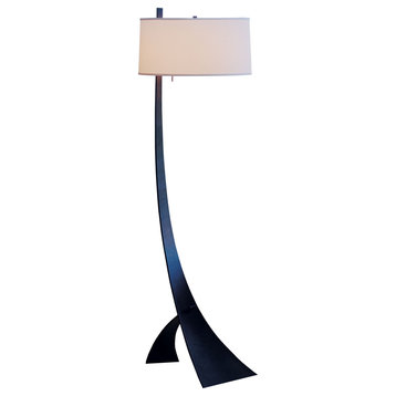 Hubbardton Forge 232666-1039 Stasis Floor Lamp in Soft Gold