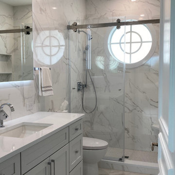 Bathroom w/Round Impact Window