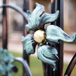 Wrought Iron Flowers. - Home Fencing And Gates