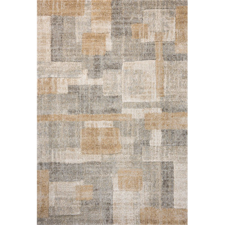 Loloi Silas Stone / Wheat 18" x 18" Sample Rug