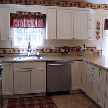 Kitchen Design: Mid Continent Cabinetry, Wilsonart Quartz Pattern Countertop