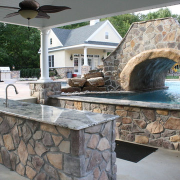 Pool and spa project has everything