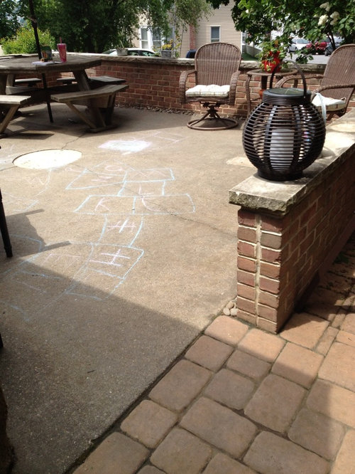 Ideas for old cement patio