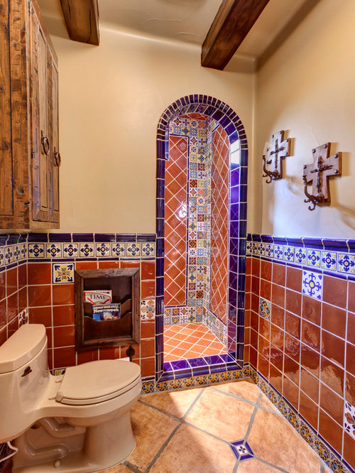 Mexican Tile Bathroom Home Design Ideas, Pictures, Remodel and Decor