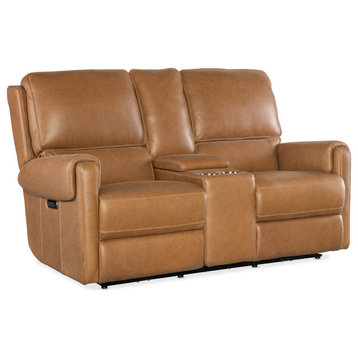 Somers Power Console Loveseat WithPower Headrest