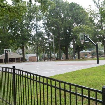 David S's Hercules Platinum Basketball System on a 61x94 in Charlotte, NC