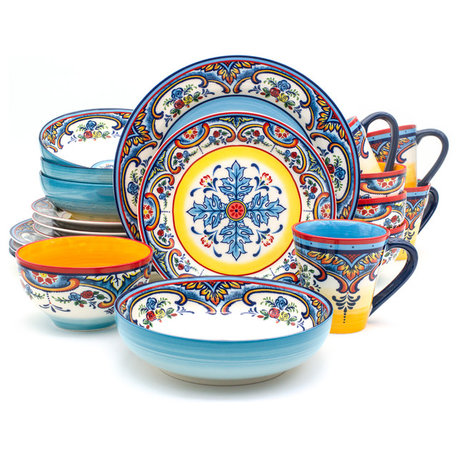 Zanzibar 20 Piece Stoneware Dinnerware Set