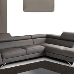 Sparta Leather Sectional Sofa by Nicoletti - Sectional Sofas