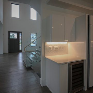 Project #80 | Mono-Beam Staircase with Glass Panels
