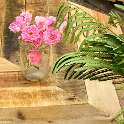 Chevron design Pallet table and bench - Dining Tables