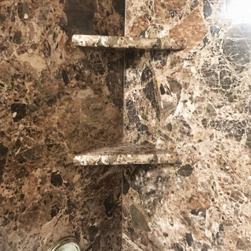 Warm Toned Bathrooms