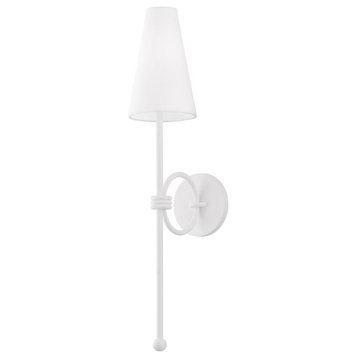Troy Magnus 1 Light Wall Sconce B3691-TWH, Texture White